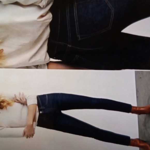 Imogene and Willie Dark Blue Jeans Elizabeth Style Skinny High Rise Womens 25 - Picture 1 of 12